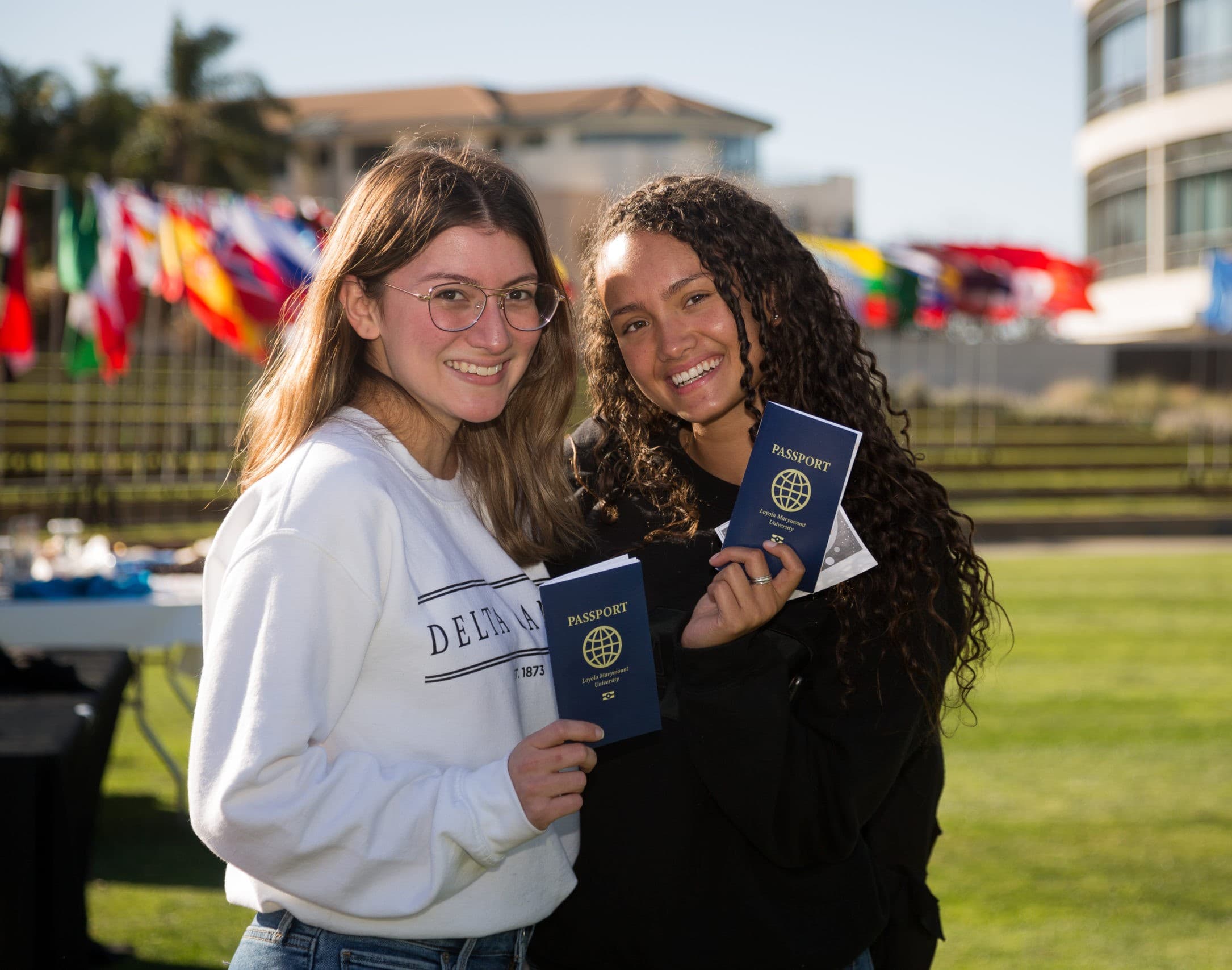 International students studying